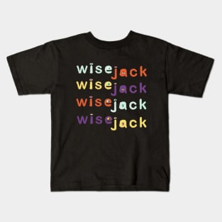 wisejack stacked furry Kids T-Shirt